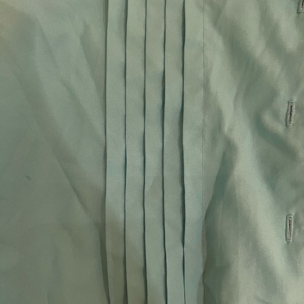Vintage turquoise button down - Picture 3 of 6
